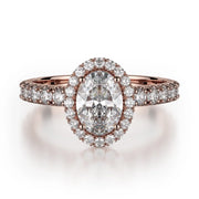 MICHAEL M Engagement Rings 18K Rose Gold Europa R501-1 R501-1RG