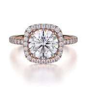 MICHAEL M Engagement Rings 18K Rose Gold Europa R536S-1.5 R536S-1.5RG