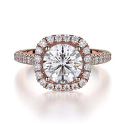 MICHAEL M Engagement Rings 18K Rose Gold Europa R539-1.5 R539-1.5RG