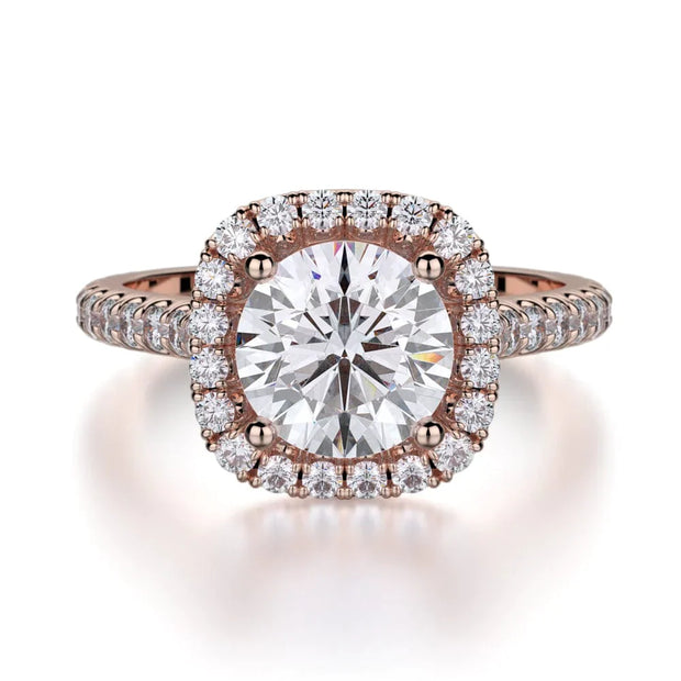 MICHAEL M Engagement Rings 18K Rose Gold Europa R539-1.5 R539-1.5RG