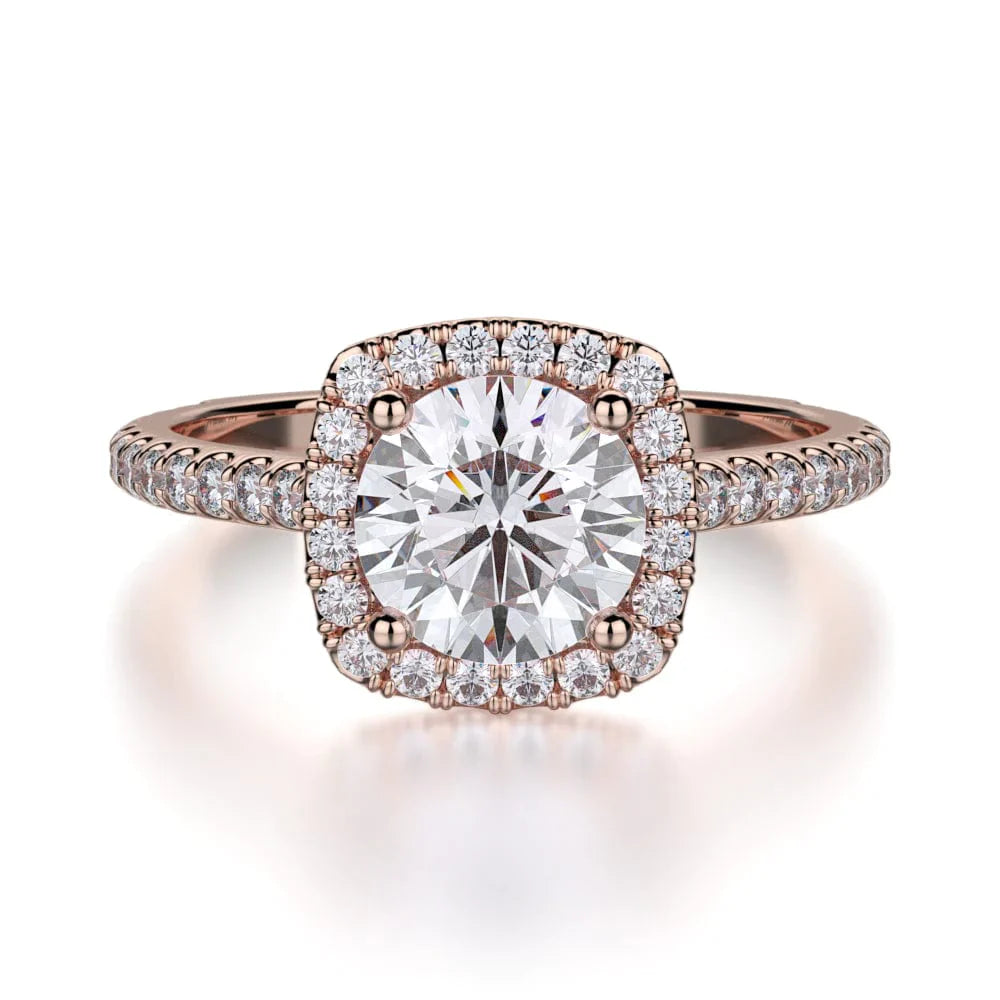 MICHAEL M Engagement Rings 18K Rose Gold Europa R539S-1 R539S-1RG