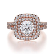 MICHAEL M Engagement Rings 18K Rose Gold Europa R661-1 R661-1RG