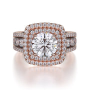 MICHAEL M Engagement Rings 18K Rose Gold Loud R720-2 R720-2RG