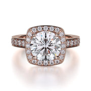 MICHAEL M Engagement Rings 18K Rose Gold Love R378-2 R378-2RG