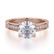 MICHAEL M Engagement Rings 18K Rose Gold Love R461-2 R461-2RG
