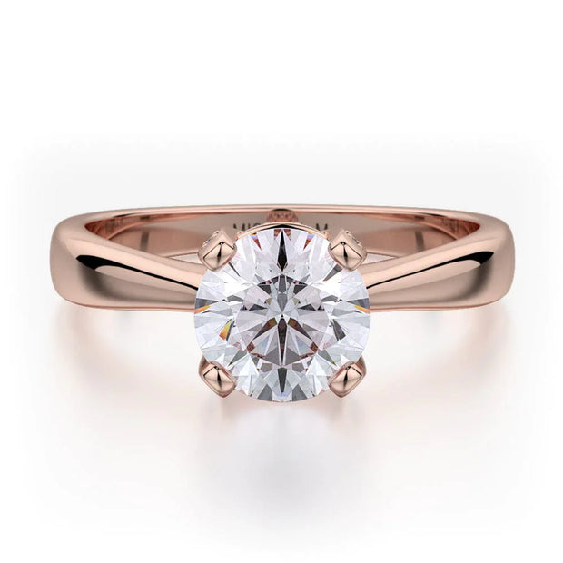 MICHAEL M Engagement Rings 18K Rose Gold Love R515-1 R515-1RG