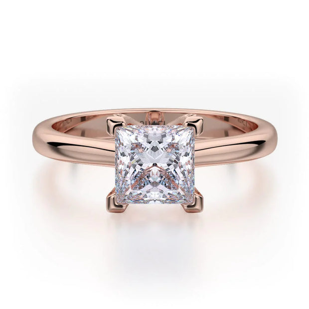 MICHAEL M Engagement Rings 18K Rose Gold Love R518-1 R518-1RG