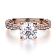 MICHAEL M Engagement Rings 18K Rose Gold Love R694-1 R694-1RG