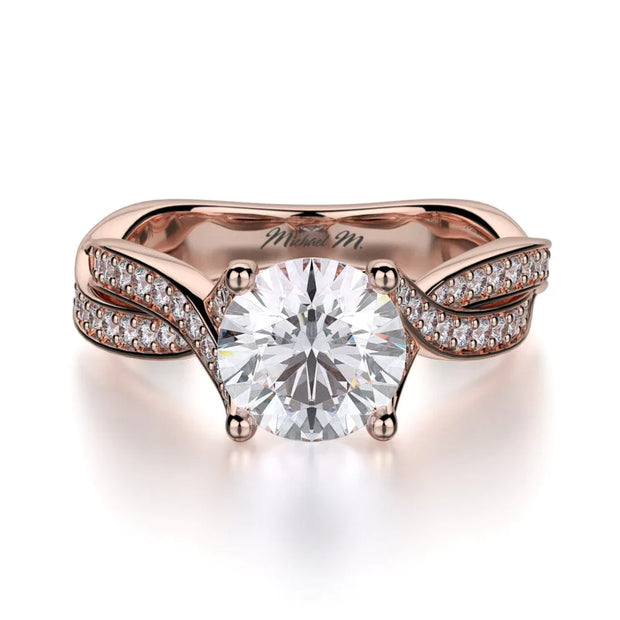 MICHAEL M Engagement Rings 18K Rose Gold Love R709-1.25 R709-1.25RG