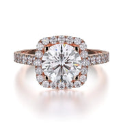 MICHAEL M Engagement Rings 18K Rose Gold Monaco R614-2 R614-2RG