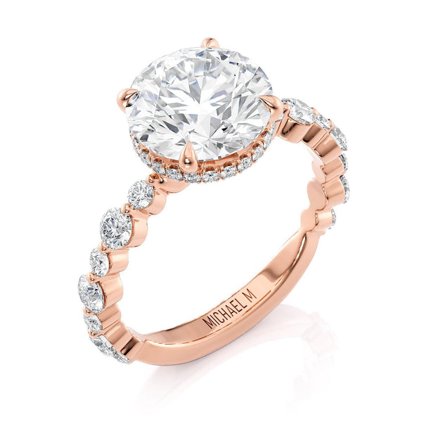 MICHAEL M Engagement Rings 18K Rose Gold Montage R822-3