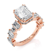 MICHAEL M Engagement Rings 18K Rose Gold Montage R824-3