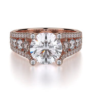 MICHAEL M Engagement Rings 18K Rose Gold Stella R306-2 R306-2RG