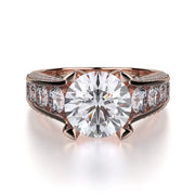 MICHAEL M Engagement Rings 18K Rose Gold Stella R388-2 R388-2RG