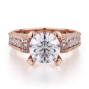MICHAEL M Engagement Rings 18K Rose Gold Stella R399-2 R399-2RG