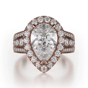 MICHAEL M Engagement Rings 18K Rose Gold Stella R766-2 R766-2RG