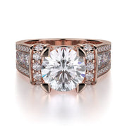 MICHAEL M Engagement Rings 18K Rose Gold Strada R406-2 R406-2RG