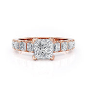 MICHAEL M Engagement Rings 18K Rose Gold Strada R530-1