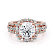 MICHAEL M Engagement Rings 18K Rose Gold Strada R681-1.5 R681-1.5RG