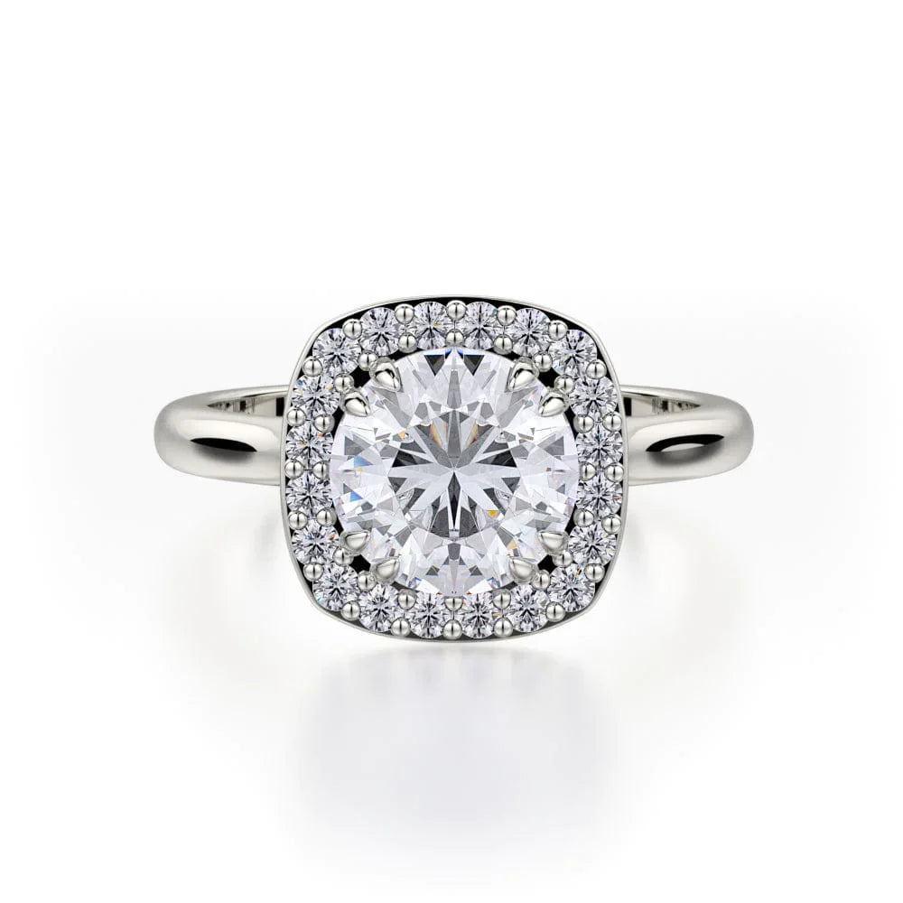 MICHAEL M Engagement Rings 18K White Gold Bold R721-1.5 R721-1.5WG