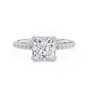 MICHAEL M Engagement Rings 18K White Gold Crown R715-2P R715-2PWG