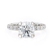 MICHAEL M Engagement Rings 18K White Gold Crown R716-2 R716-2WG