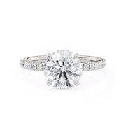 MICHAEL M Engagement Rings 18K White Gold Crown R742-2 R742-2WG