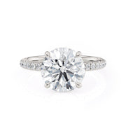 MICHAEL M Engagement Rings 18K White Gold Crown R742-3 R742-3WG