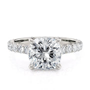 MICHAEL M Engagement Rings 18K White Gold Crown R780-2