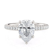 MICHAEL M Engagement Rings 18K White Gold Crown R798-2 R798-2