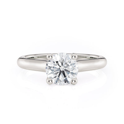 MICHAEL M Engagement Rings 18K White Gold Defined R519-1 R519-1WG