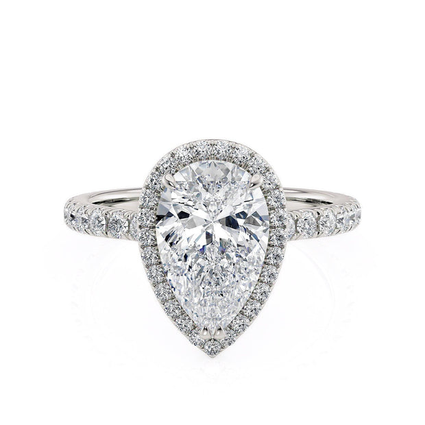 MICHAEL M Engagement Rings 18K White Gold Europa R320S-2PR R320S-2PR-WG