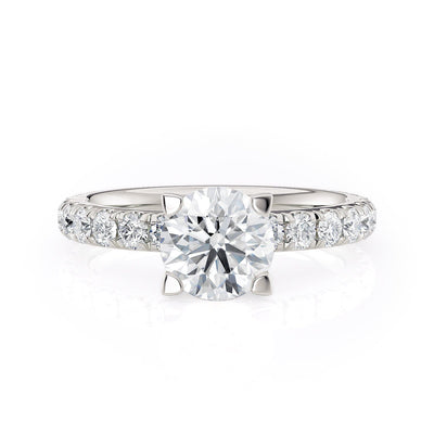 MICHAEL M Engagement Rings 18K White Gold Europa R371-1 R371-1WG