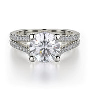 MICHAEL M Engagement Rings 18K White Gold Europa R437-1.5 R437-1.5WG
