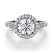 MICHAEL M Engagement Rings 18K White Gold Europa R440-1.5 R440-1.5WG