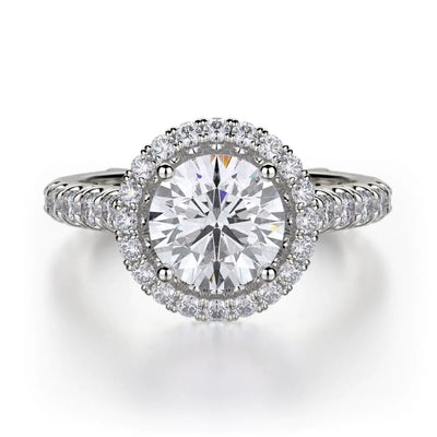MICHAEL M Engagement Rings 18K White Gold Europa R440-1.5 R440-1.5WG