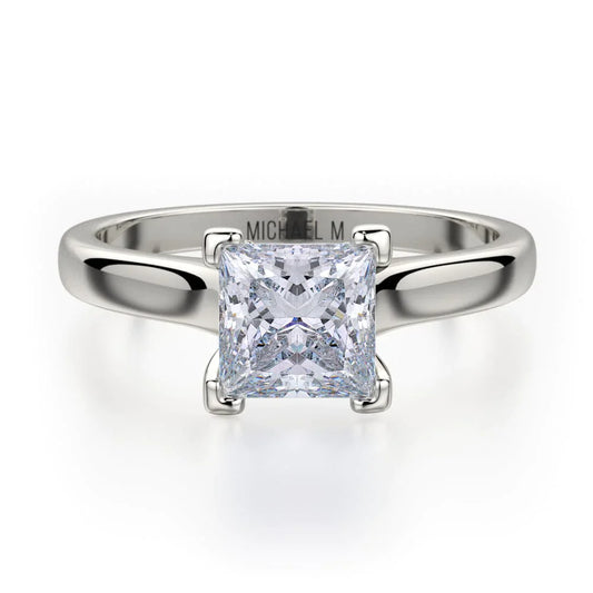 MICHAEL M Engagement Rings 18K White Gold Europa R524-1 R524-1WG