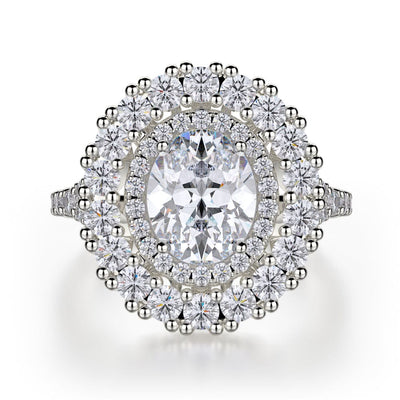 MICHAEL M Engagement Rings 18K White Gold Europa R718-2 R718-2WG