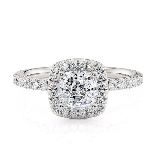 MICHAEL M Engagement Rings 18K White Gold Europa R777-1