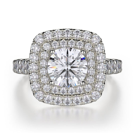 MICHAEL M Engagement Rings 18K White Gold Loud R719-1.5 R719-1.5WG
