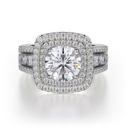 MICHAEL M Engagement Rings 18K White Gold Loud R720-2 R720-2WG
