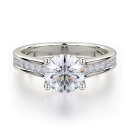 MICHAEL M Engagement Rings 18K White Gold Love R461-1 R461-1WG