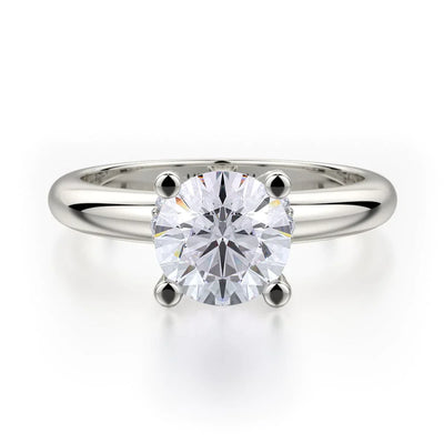 MICHAEL M Engagement Rings 18K White Gold Love R517-1 R517-1WG