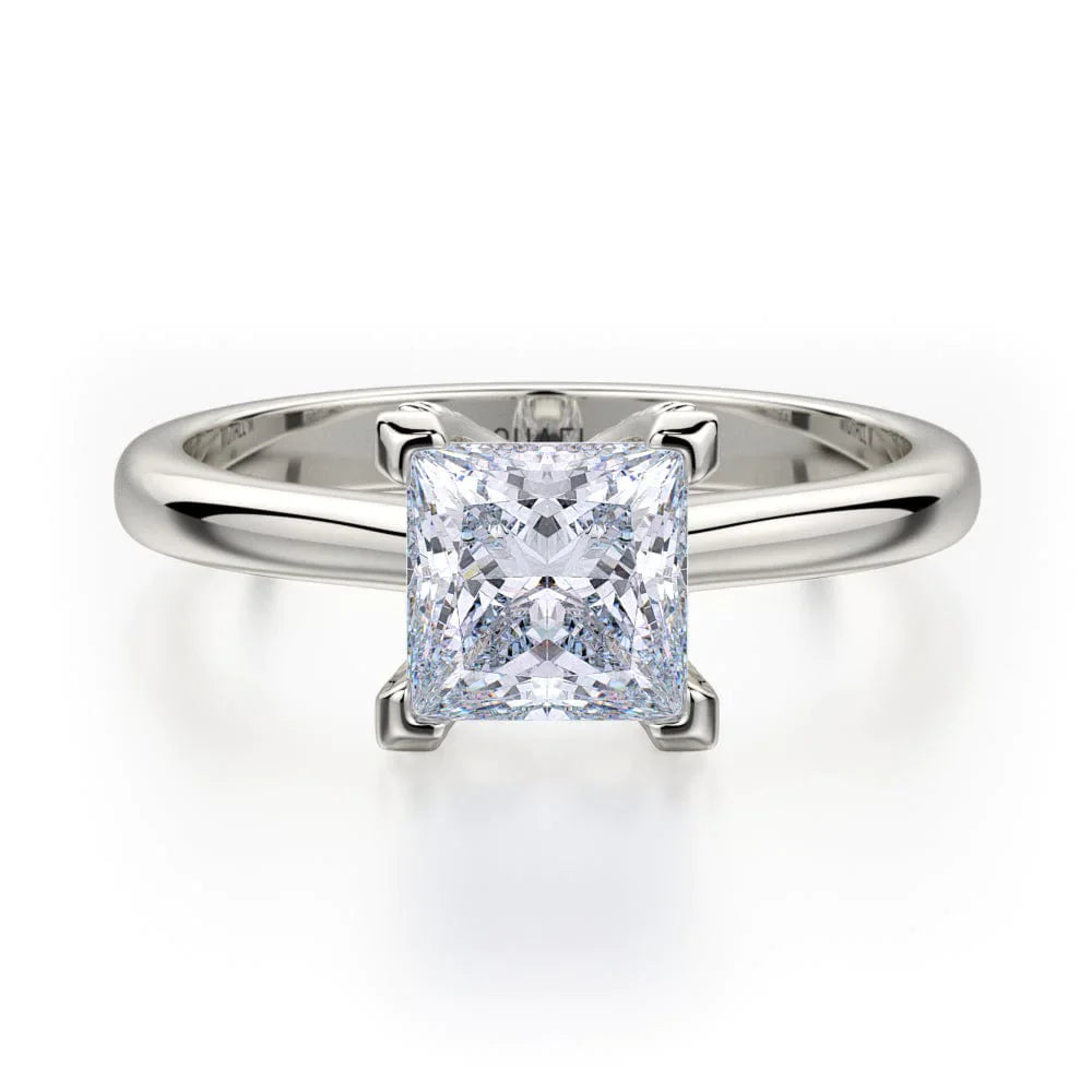 MICHAEL M Engagement Rings 18K White Gold Love R518-1 R518-1WG