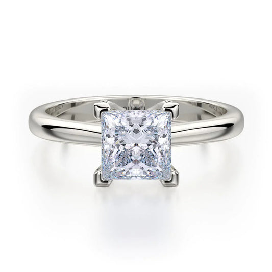MICHAEL M Engagement Rings 18K White Gold Love R518-1 R518-1WG