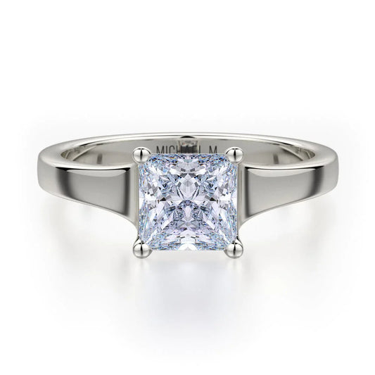 MICHAEL M Engagement Rings 18K White Gold Love R522-1 R522-1WG