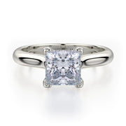 MICHAEL M Engagement Rings 18K White Gold Love R523-1 R523-1WG