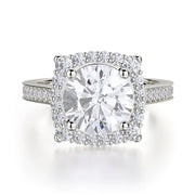 MICHAEL M Engagement Rings 18K White Gold Love R696-2 R696-2WG