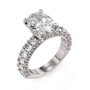 MICHAEL M Engagement Rings 18K White Gold Meksian R903-3