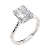 MICHAEL M Engagement Rings 18K White Gold Montage R826-3-EM